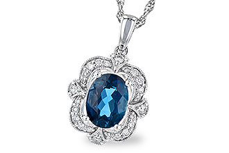 A327-61212: NECK 1.35 LONDON BLUE TOPAZ 1.50 TGW