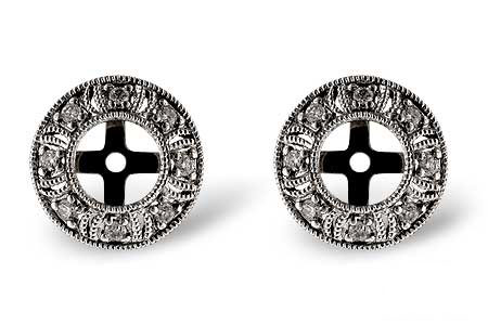 B054-90285: EARRING JACKETS .12 TW (FOR 0.50-1.00 CT TW STUDS)