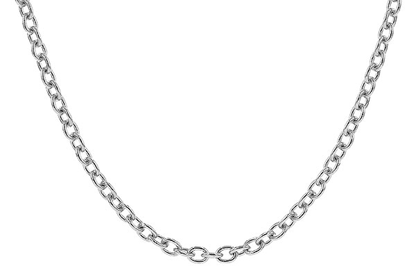 B328-52121: CABLE CHAIN (20IN, 1.3MM, 14KT, LOBSTER CLASP)