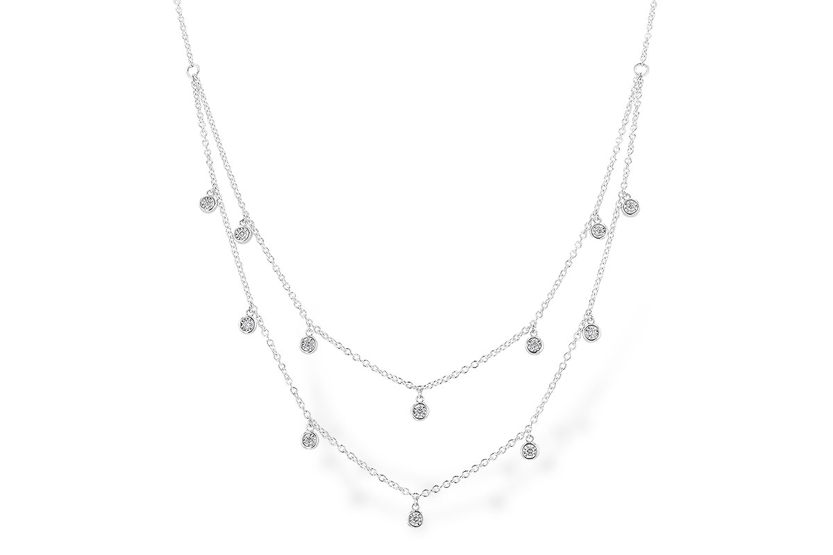 D328-46712: NECKLACE .22 TW (18 INCHES)