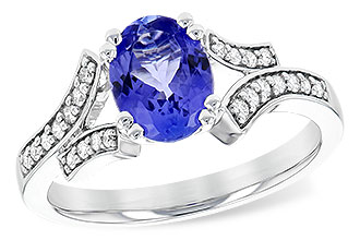 F244-88539: LDS RG 1.15 TANZANITE 1.30 TGW