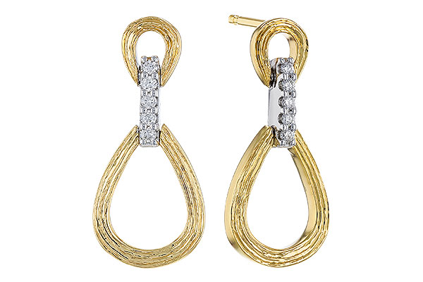 F329-37575: EARRINGS .07 TW