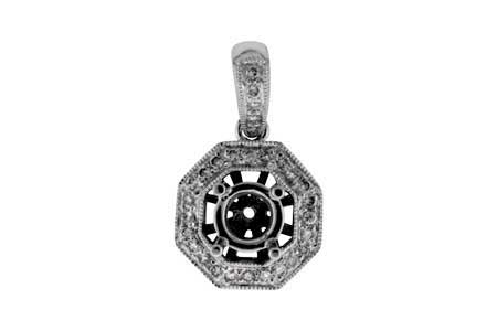 G061-21257: SEMI PENDANT .13 TW