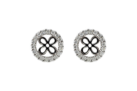 G242-13021: EARRING JACKETS .30 TW (FOR 1.50-2.00 CT TW STUDS)
