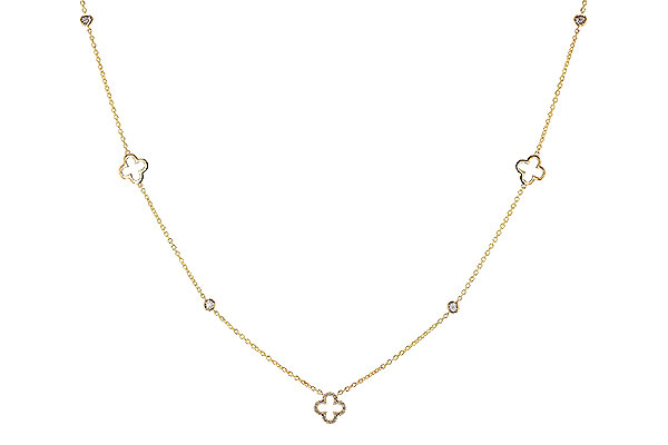 G329-38503: NECKLACE .20 TW (18")