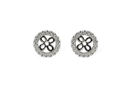 H242-13012: EARRING JACKETS .24 TW (FOR 0.75-1.00 CT TW STUDS)