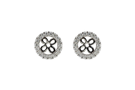 H242-13012: EARRING JACKETS .24 TW (FOR 0.75-1.00 CT TW STUDS)