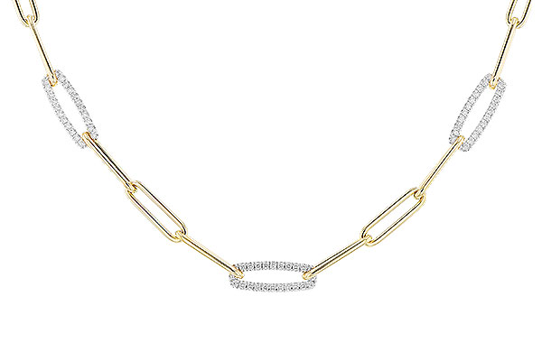 H328-45812: NECKLACE .75 TW (17 INCHES)