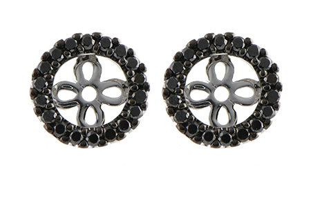K243-01193: EARRING JACKETS .25 TW (FOR 0.75-1.00 CT TW STUDS)