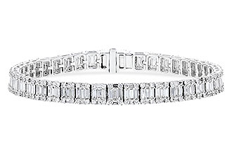 K328-47602: BRACELET 2.72 TW BAGUETTES 4.10 TW