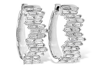 M244-86711: EARR .70 TW BAGUETTE DIAS