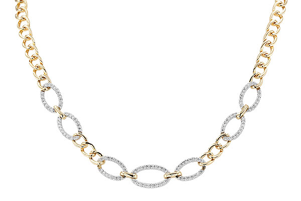 M328-47584: NECKLACE 1.12 TW (17")(INCLUDES BAR LINKS)